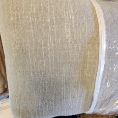 POTTERY BARN EMERY LINEN COTTON DRAPES 72″x90″ Mineral Blue One Panel