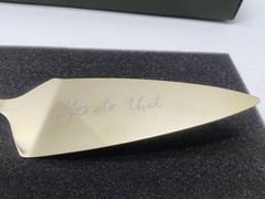 Kate Spade NY “A Charmed Life Cake Server by LENOX Gold Plated yes to that
