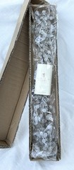 POTTERY BARN NIB Clear & Frosted Glassberry 5’Garland Holiday or Anytime of Year
