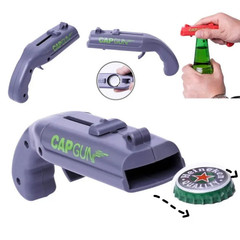 Beer Cap Gun Funny Launcher Shooter Bottle Opener Creative Drinking Game Family