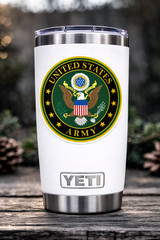 US Army Decal Sticker United States Military Veteran Logo Seal Flag 03