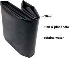 Durable 20 Mil 10 x 13 FT Fish Pond Liner – UV & Puncture Resistant for Outdoors