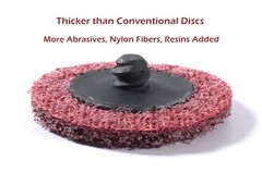 46PCS 2″ Roll Lock Surface Conditioning Die Grinder Sanding Discs Set & Holder