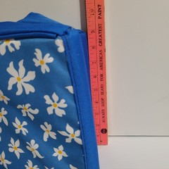 Igloo Tote Cooler 9 Can Bag Blue Soft Sided White Yellow Floral Pocket Insulated