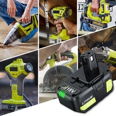 8.0Ah for RYOBI P108 Li-Ion 18V Battery PBP005 LITHIUM-Ion P103 P107 P108 NEW