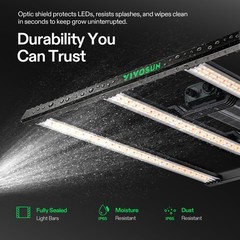 VIVOSUN LumaLight 320W LED Grow Light for Indoor Plants Deep Canopy Penetration