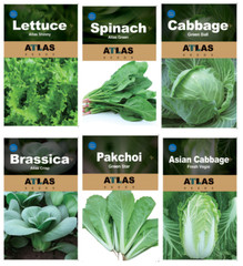 Atlas Vegetable Seeds Survival Garden Kit – Over 50,000 Seeds, 29 Varieties