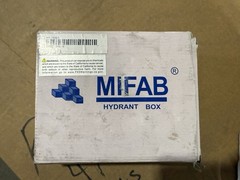 MIFAB MHY-26-8 None Freeze Wall Hydrant 3/4”MPT 8”long W/ Nickel Bronze Box “NEW