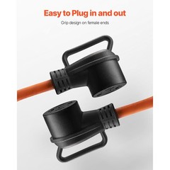 50 ft Dryer Extension Cord 4-Prong NEMA 14-30P to 14-30R Dryer Cord 30A