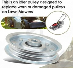 B527 PULLEY IDLER, OD-3.25″, ID-3/8″ For Sw-isher Lawn Mower