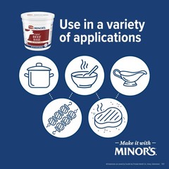 Minor’s Beef Base, Great for Soup Broth and Sauces, 0 16 Ounce (Pack of 1)
