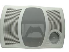 NuTone 110 CFM Ceiling Exhaust Bath Fan LED Light & Heater 765H110L (OB)