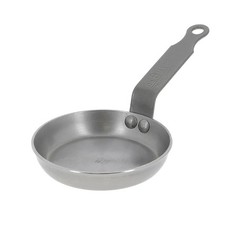 MINERAL B Carbon Steel Egg & Pancake Pan – 4.75” Diameter – Naturally Non-Sti…