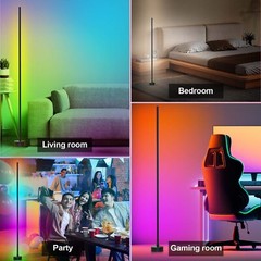 2-Pack Corner Floor Lamp,Lamps for Living Room with Smart App and Remote Control