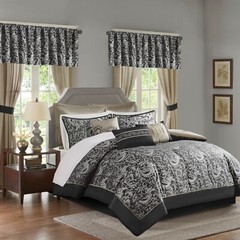Brystol 24-Piece Room-in-a-Bag Luxury Bedroom Complete Set California King