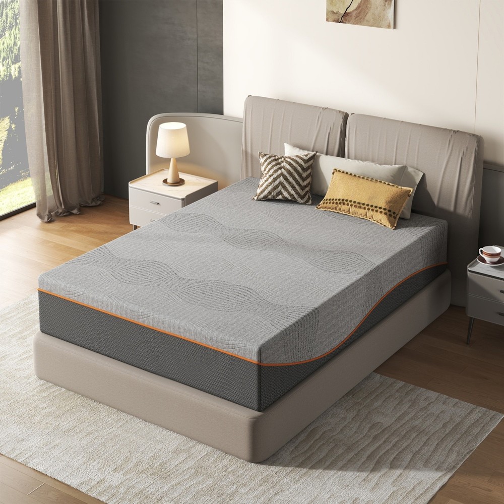 14″ Full/Queen/King Size Memory Foam Mattress Medium Soft CertiPUR-US Certified