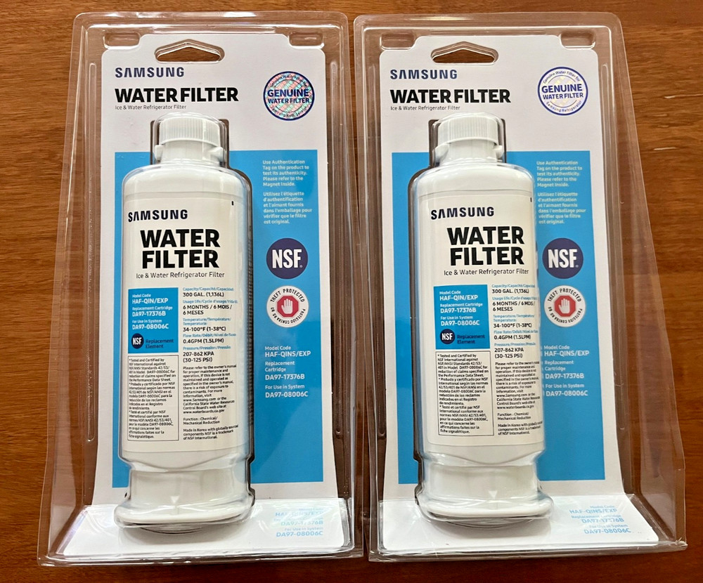 Samsung HAF-QINS/EXP Refrigerator Water Filter – White (2 Pack)