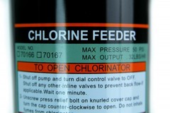 Rx Clear Above Ground Swimming Pool In-Line Chemical Chlorine Feeder