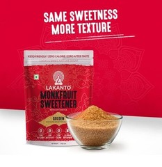 Lakanto Golden Monk Fruit Sweetener with Erythritol – Raw Cane Sugar Substitute.