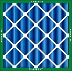 Filterbuy 24x24x4 Pleated Air Filters, Replacement for HVAC AC Furnace (MERV 13)