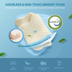 Neck Pillow Soft Cervical Pillow For Neck And Shoulder Pain Memory Foam Pillows
