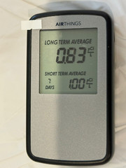 Airthings 223 Corentium Home Battery Operated Digital Radon Detector 223