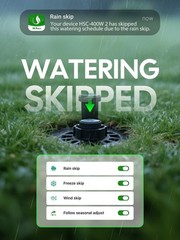 Smart Sprinkler Controller with 2.4GHz WiFi – Effortless App Control 4 Zones