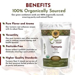 Organic Way Turmeric Root whole