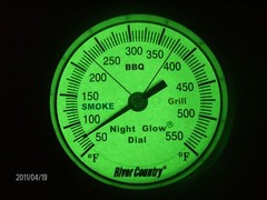 3″ RC GLOW IN THE DARK BBQ CHARCOAL GAS ELECTRIC GRILL SMOKER PIT THERMOMETER