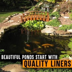 LifeGuard 15′ x 15′ EPDM 60-Mil Pond Liner – Fish Safe