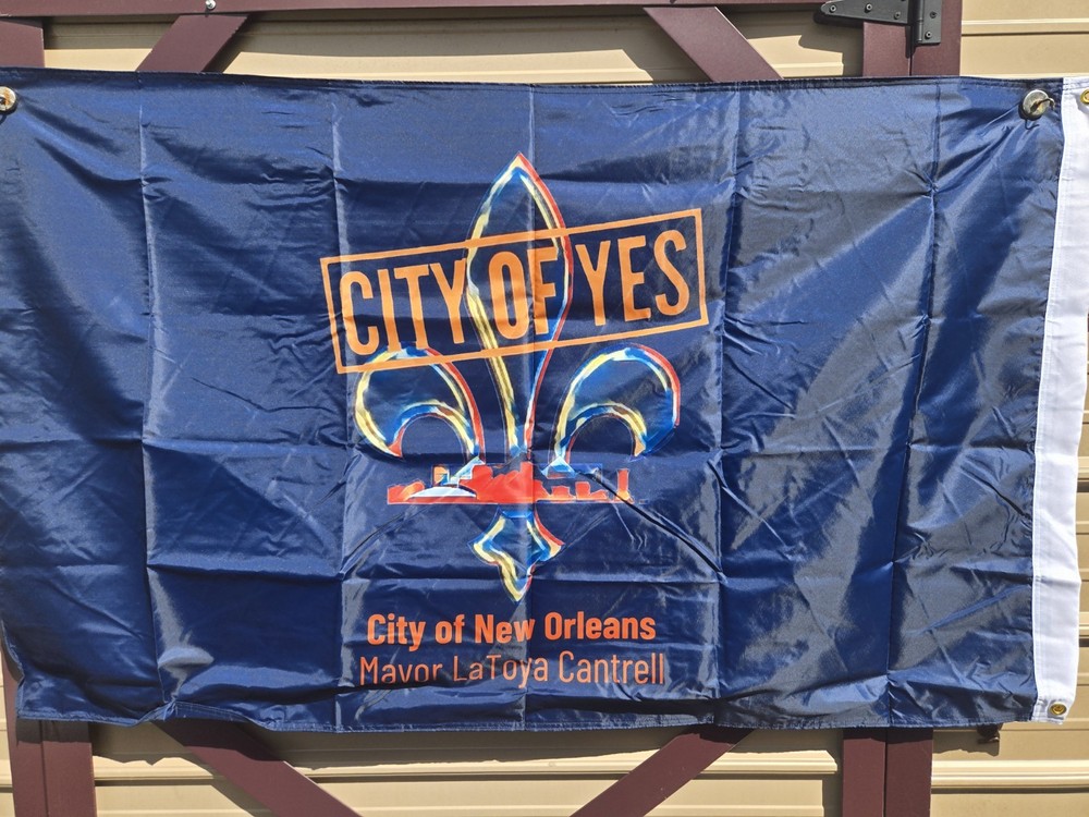 City of New Orleans City of Yes 3×5 ft Polyester Flag Grommeted