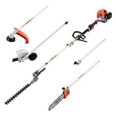 VEVOR 6-in-1 Gas Hedge Trimmer 2 Cycle 26cc Gas Powered Handheld Hedge Trimmer