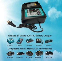 2PACK For Makita 18Volt 8.0Ah LXT Li-Ion Battery BL1860B BL1830 BL1850 /Charger