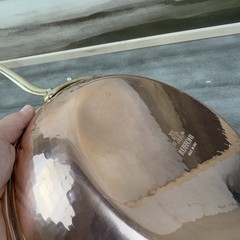 Williams Sonoma Ruffoni Historia Hammered Copper Frying Pan 11” Dinged Flaws