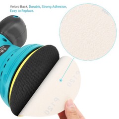 6″ Inch 60-800 Grit 100-PACK DA Sanding Disc PSA Sandpaper