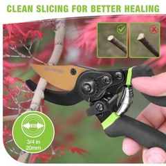 WORKPRO 8.5″ Bypass Pruning Shears Garden Shears with SK5 Blade Garden Clipper