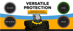 Rhino Pad Above Ground Swimming Pool Liner Shield Protector (Choose Size)