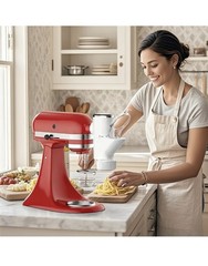 Gourmet Pasta Press Attachment for KitchenAid Stand Mixers, Pasta Attachment…