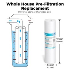 PP Sediment GAC CTO Carbon Block Water Filter Replacement Whole House 21 PACK