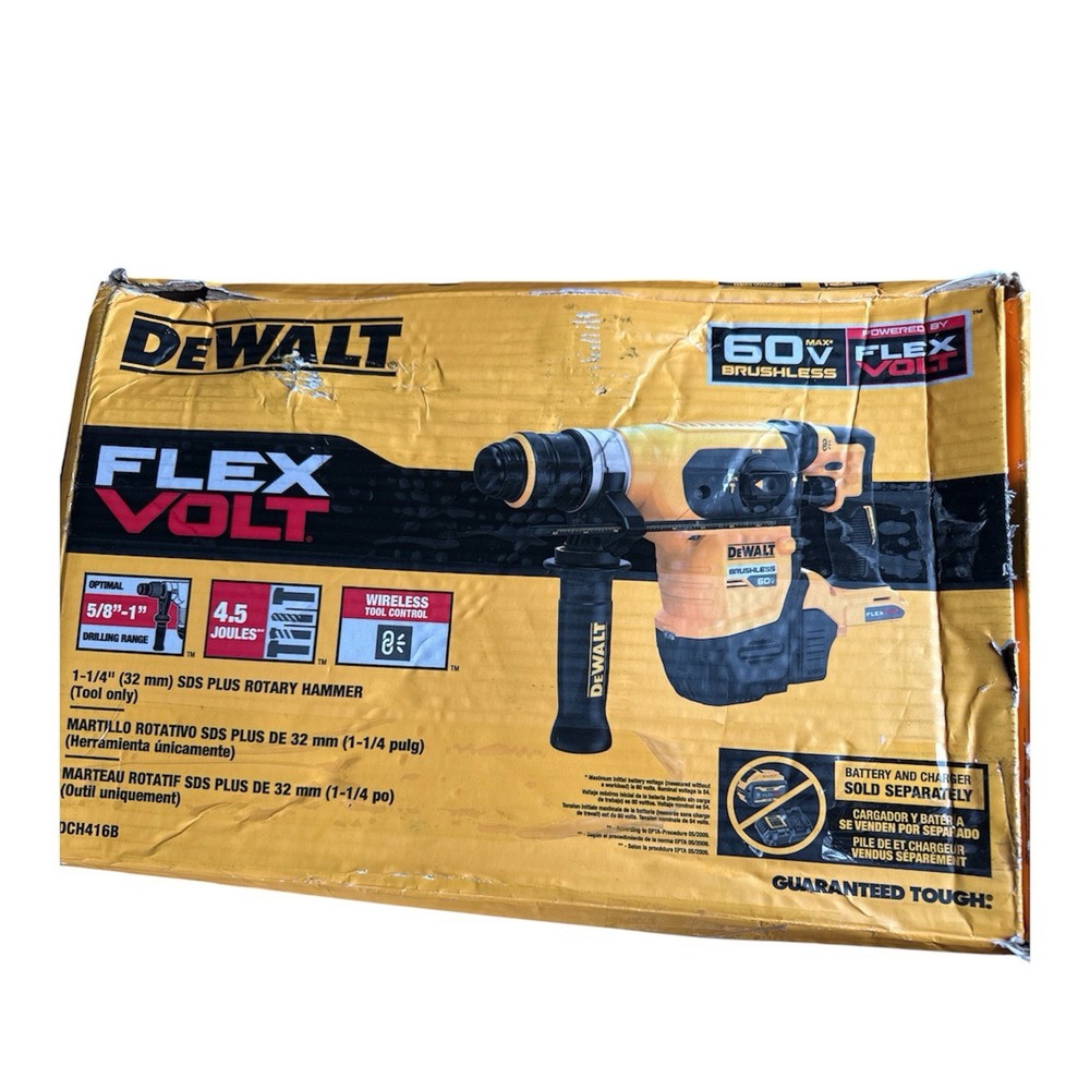 DeWalt FLEXVOLT 60V MAX 1-1/4 in. Cordless SDS PLUS Rotary Hammer (TOOL ONLY)
