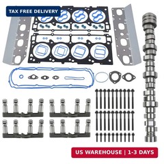 Non MDS 5.7 HEMI Lifters Camshaft Kit w/Head Gasket Replacement for 2010-2018 Ch