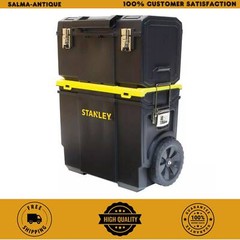 New 11 in. 3-in-1 Detachable Mobile Tool Storage Organizer Box 3-Compartments