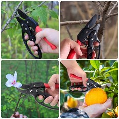 Premium German Pruning Shears Ergonomic HeavyDuty Hand Pruners for Precision