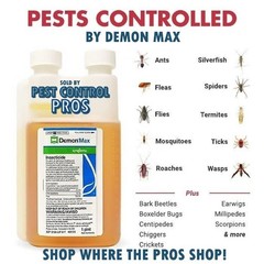 16 Oz Demon Max Pest Insect Control Insecticide 25.3% No Shippin to NY CT or VT