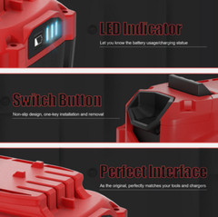 2 Pack 8.0Ah For Craftsman V20 20V MAX Lithium Battery CMCB204 CMCB202 CMCB206