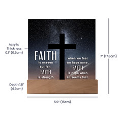 Religious Plaque & Cross Gift Set, Christian Gifts, confirmation gift