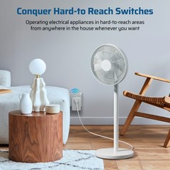 DEWENWILS Remote Control Outlet Wierless On Off Switch Plug for Light Lamp Fan