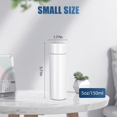 5oz Mini Water Bottle Small Insulated Stainless Steel Purse Water Bottle