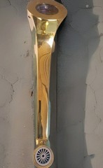 Kingston Brass Deck Mounted Roman Tub Filler – Brass Unused
