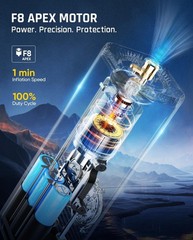 Fanttik X8 APEX Tire Inflator Portable Air Compressor, 1 Min Fast Inflation, 150